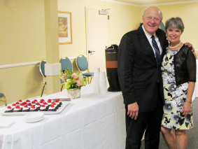 Reception in honor of Sam and Deborah Rotman